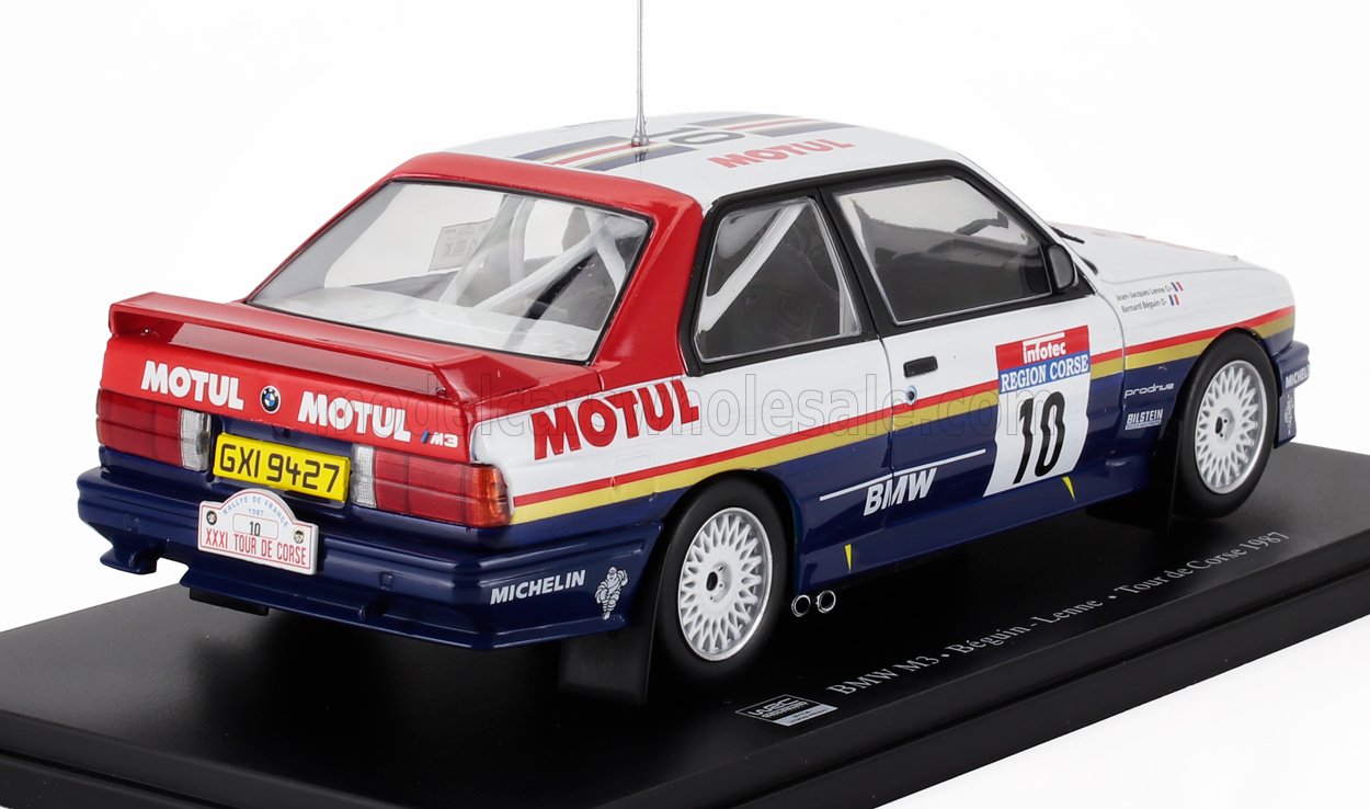1987 BMW M3, Rothmans No. 10 - Rallye Tour de Corse