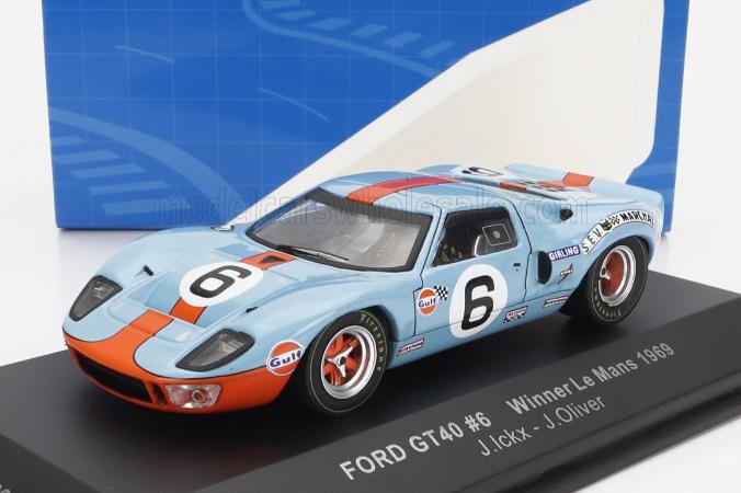 1969 GT40, Gulf No. 6 - 24h Le Mans