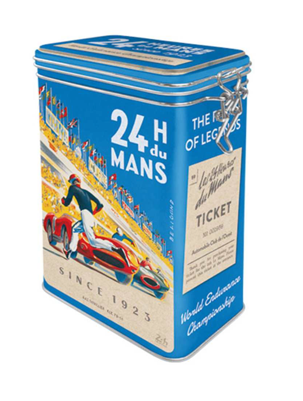 24H Le Mans 1923 Poster - Clip Top Tin Box