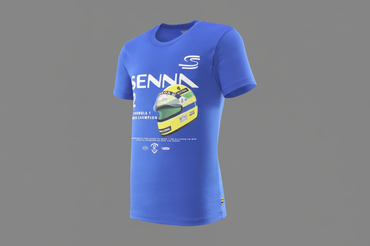 Senna 12 Graphic T-shirt - Blue