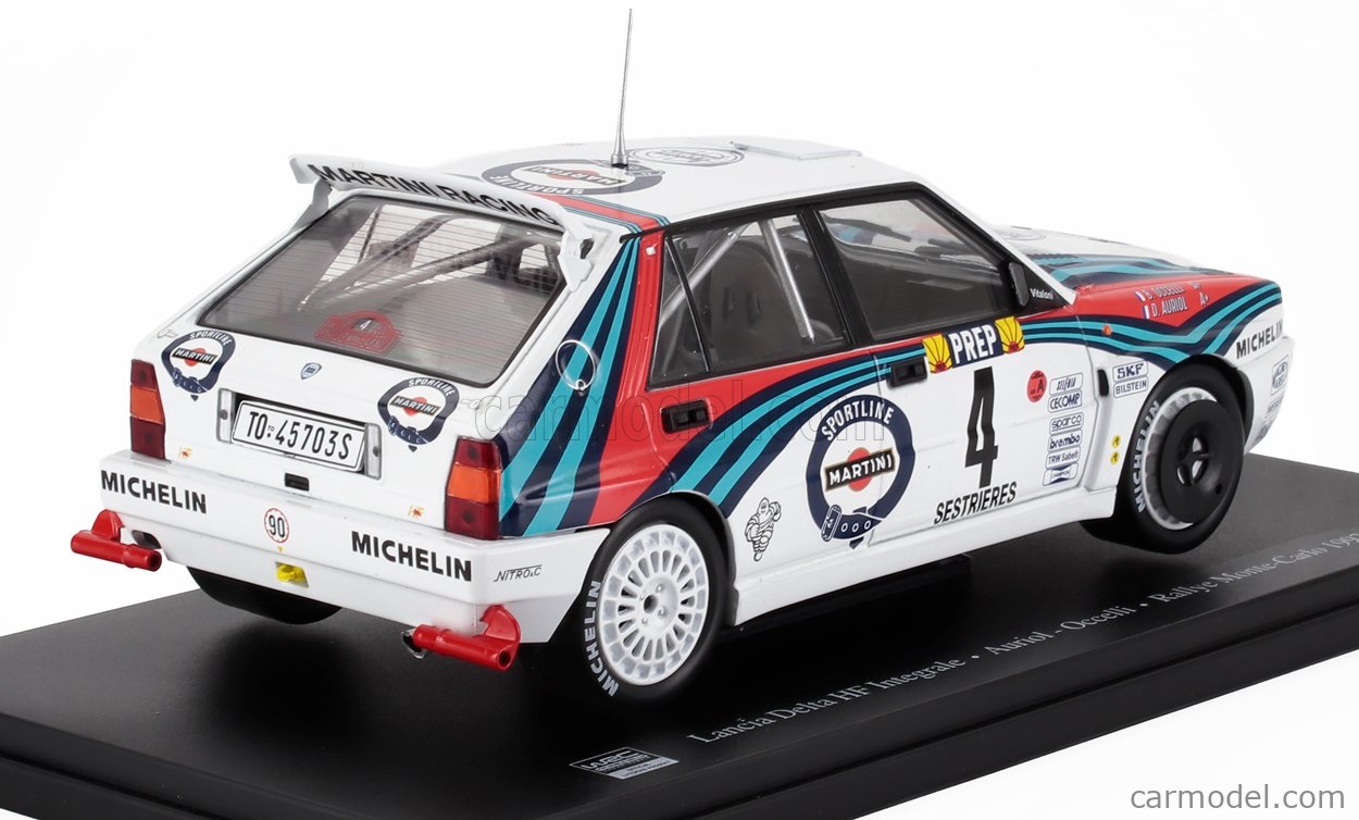 1992 Lancia Delta HF Integrale, Martini No. 4 - Rallye Monte Carlo