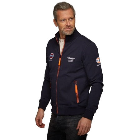 Gulf Racing Jacket - Navy Blue – Garage Passions