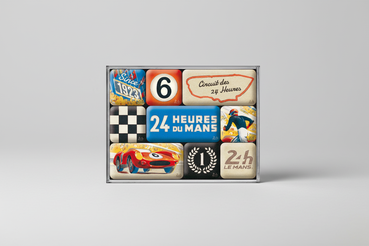 24h Le Mans Magnets set