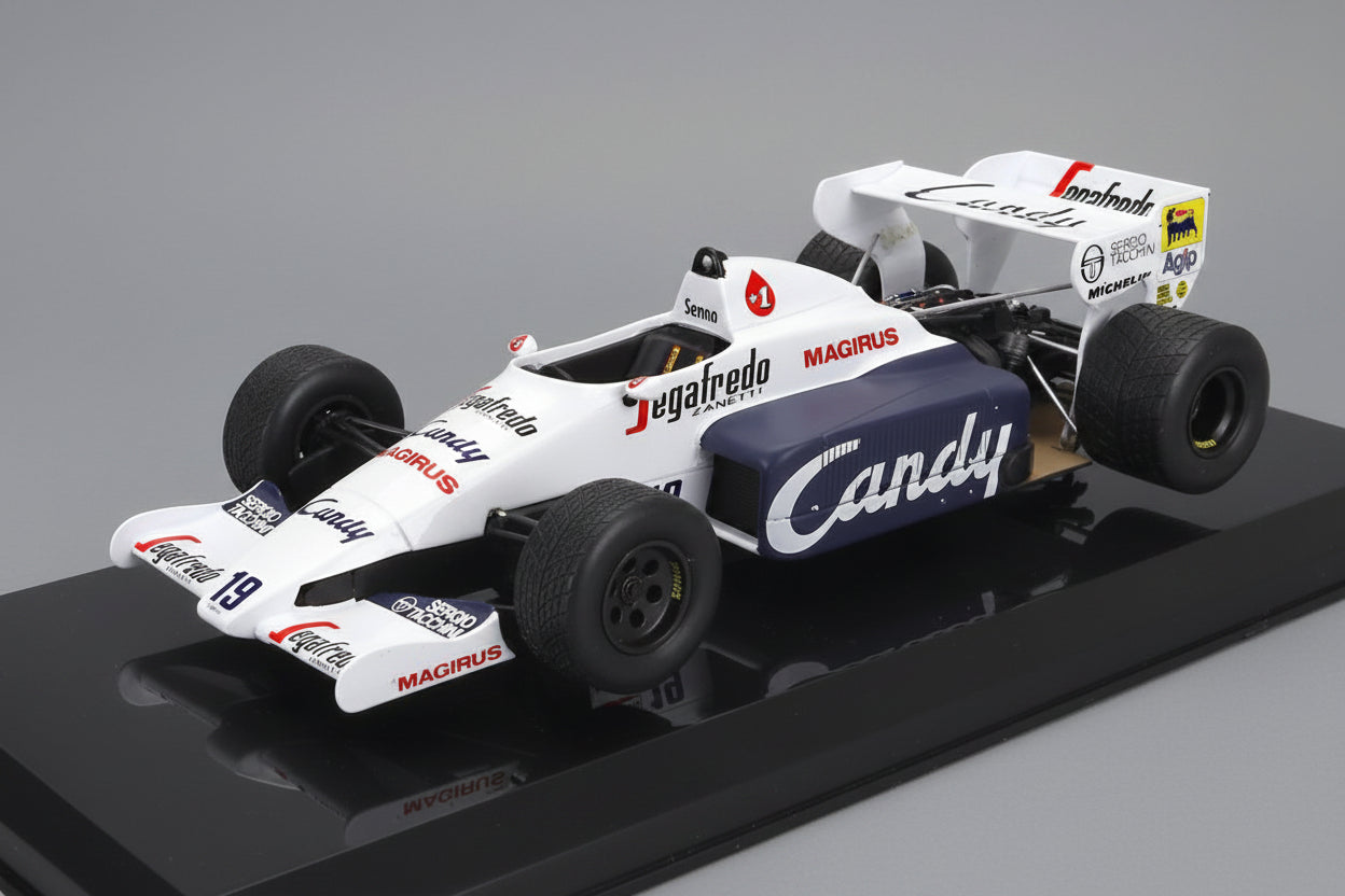 1984 Toleman TG184 Hart No. 19 - Ayrton Senna - 1:24 Scale