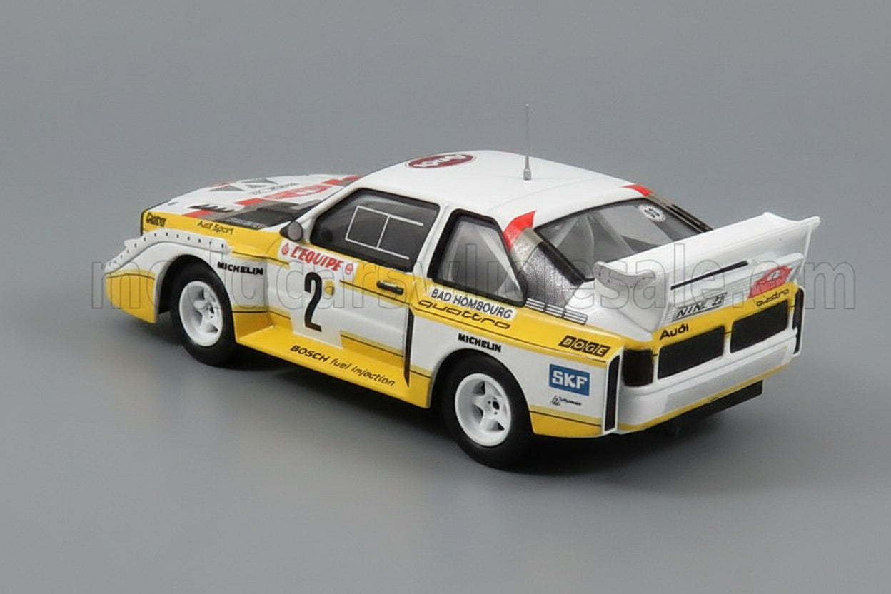 1986 Audi Quattro S1, No. 2 - Rallye Monte Carlo