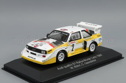 1986 Audi Quattro S1, No. 2 - Rallye Monte Carlo