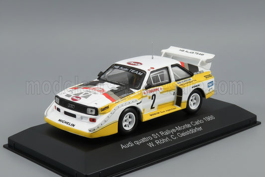 1986 Audi Quattro S1, No. 2 - Rallye Monte Carlo