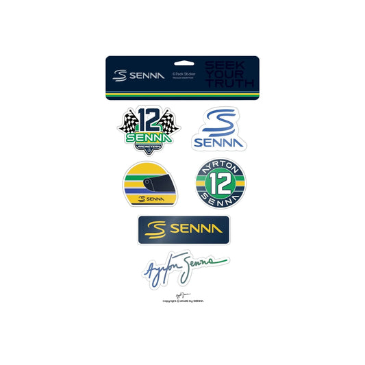 Ayrton Senna Sticker Pack