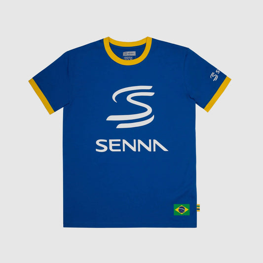 Senna Legacy Brazil T-shirt - Blue