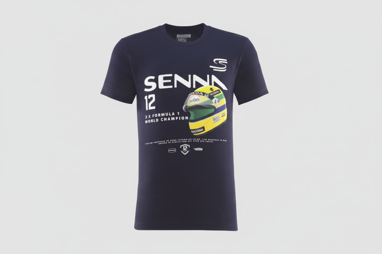 Senna 12 Graphic T-shirt - Navy