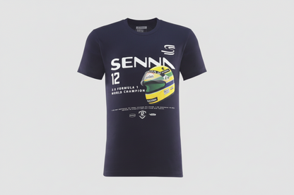 Senna 12 Graphic T-shirt - Navy