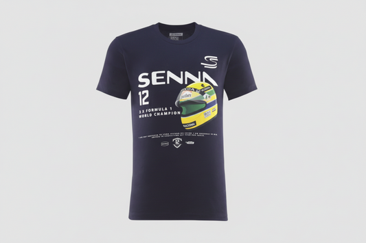Senna 12 Graphic T-shirt - Navy
