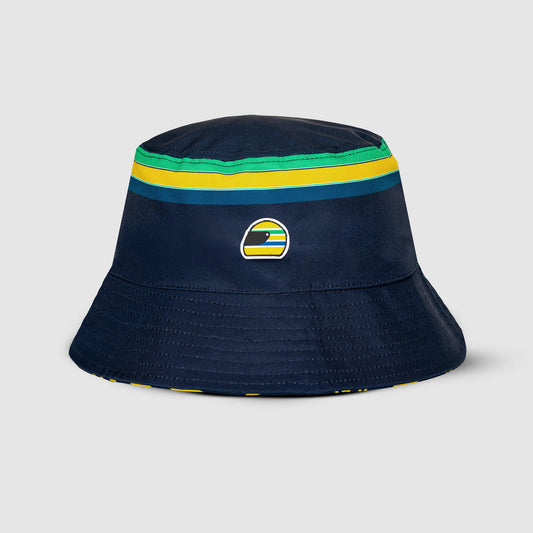 Bob rayé Ayrton Senna - Bleu marine