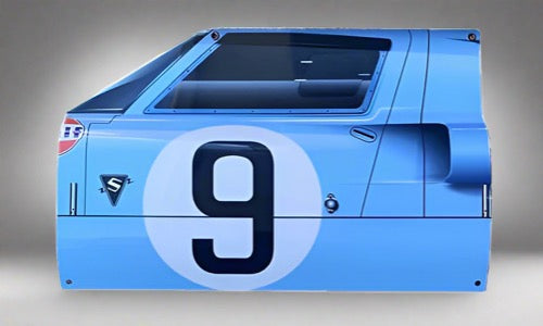 1968 GT40 Le Mans #9 - 3D Racing Sign