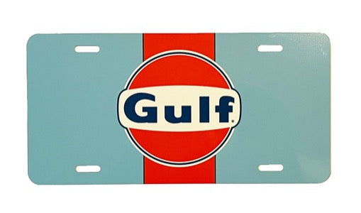 Gulf Racing - Plaque d'immatriculation