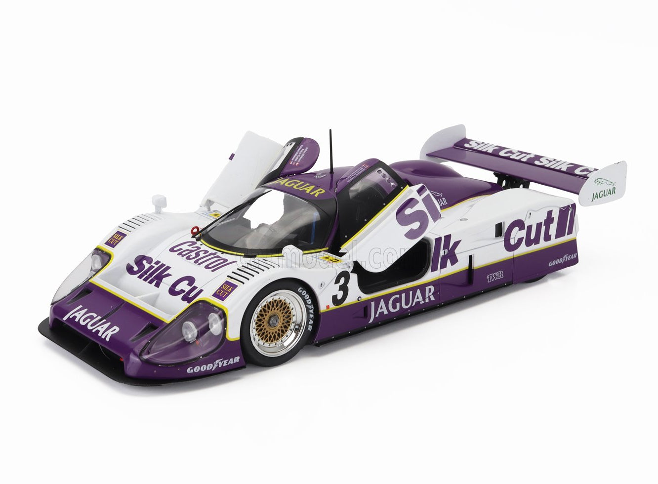 1990 Jaguar XJR12 Silk Cut No. 3 - 1:18 Scale