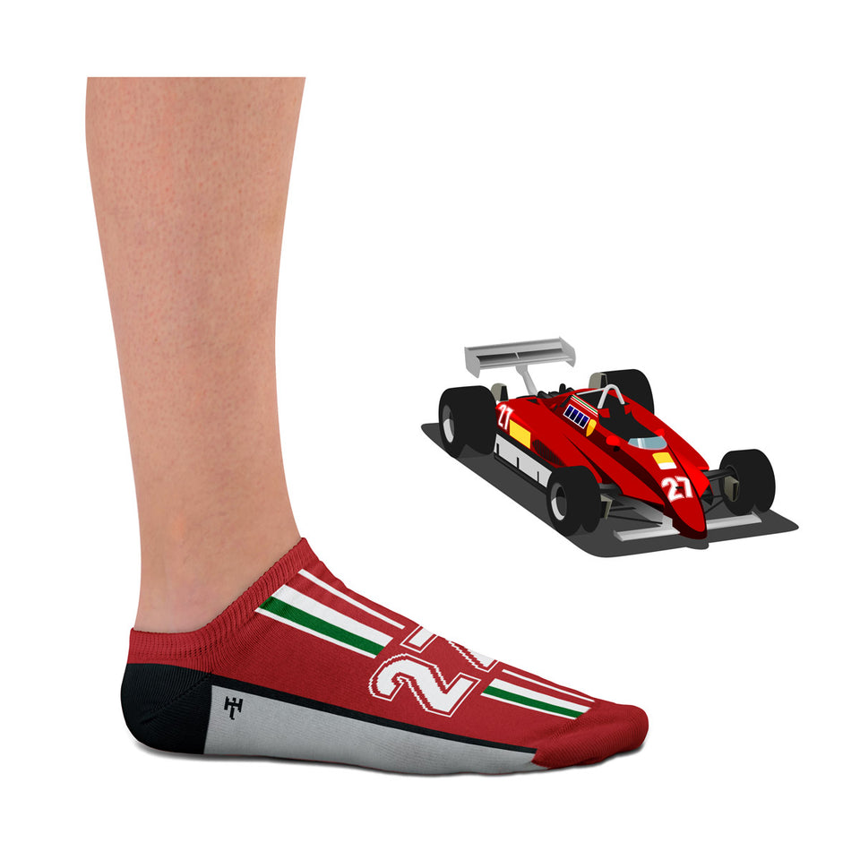 Gilles Villeneuve, Ferrari 126C2 Low Socks