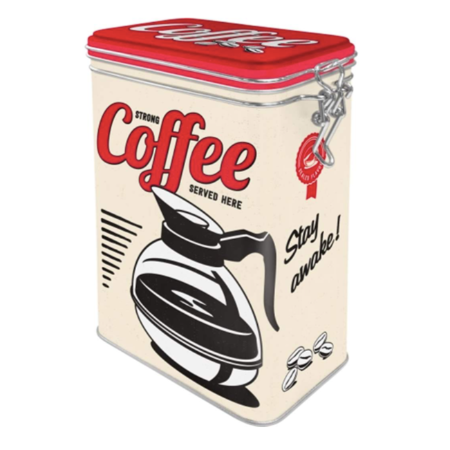 Strong Coffee Tin Box - GaragePassions.ca