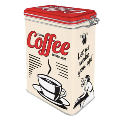 Strong Coffee Tin Box - GaragePassions.ca