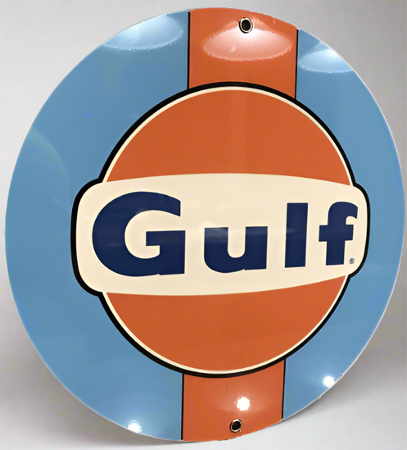 GaragePassions.ca - Gulf Racing sign