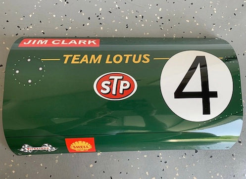 Jim Clark - F1 Lotus 49 #4 Side Panel - Garage Passions